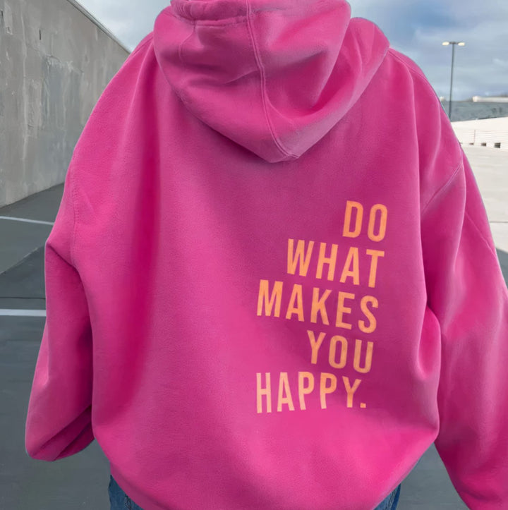 Women's Oversized Graphic Crewneck Sweatshirt Positive Message