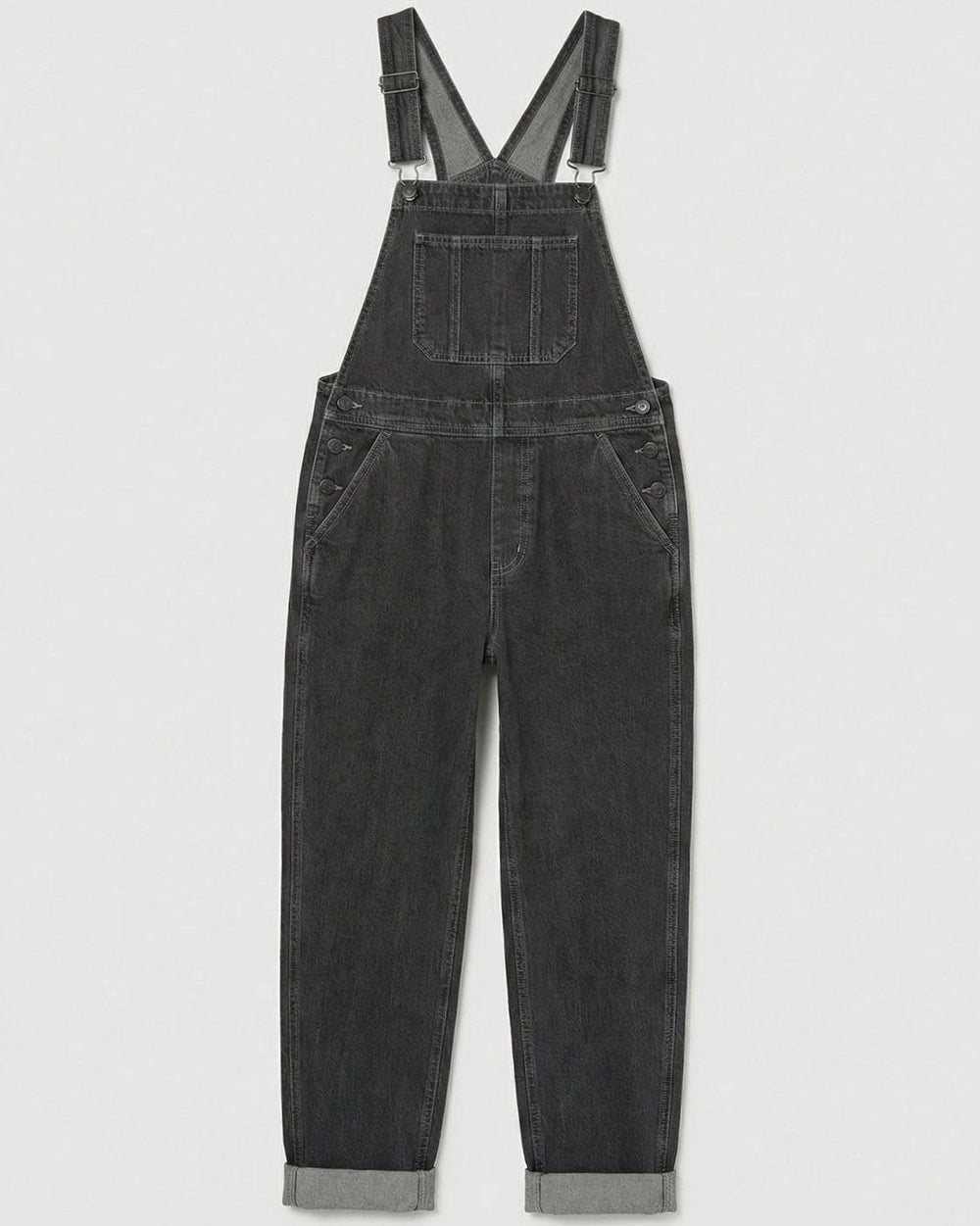 Women's Relaxed-Fit Cross-Back Denim Overalls