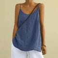 Scarlett | Women's Relaxed-Fit Spaghetti Strap Sleeveless Linen Cami Top