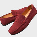 Luna | Women's Suede Slip-On Penny Loafers Orthopedic Cushioned