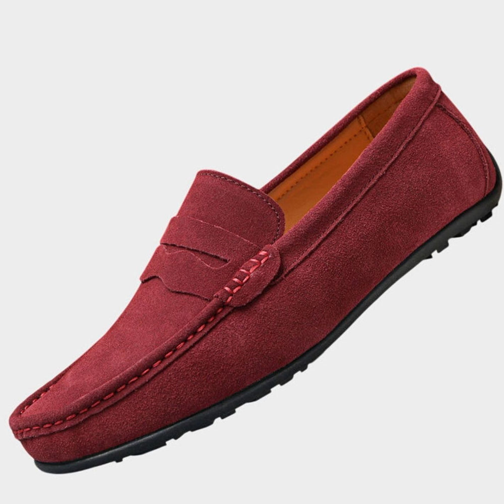 Women's Suede Slip-On Penny Loafers Orthopedic Cushioned