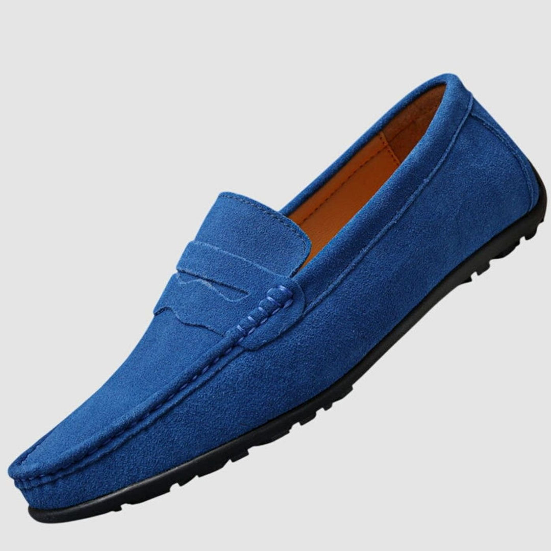 Women's Suede Slip-On Penny Loafers Orthopedic Cushioned