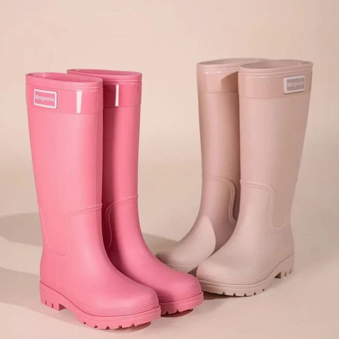 Women's Tall Waterproof Knee High Rain Boots