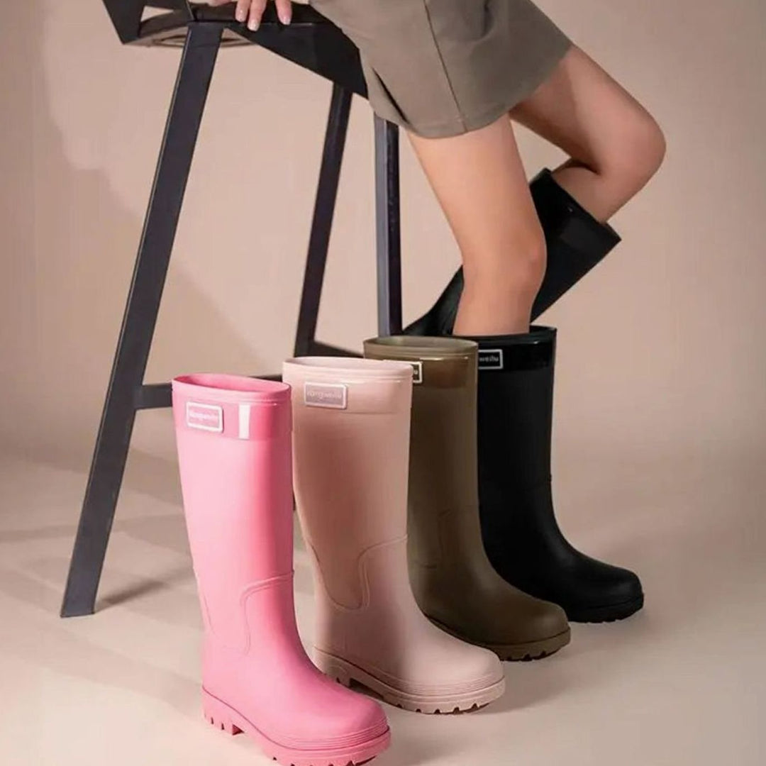 Women's Tall Waterproof Knee High Rain Boots