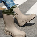 Charlotte | Women's Waterproof Slip-On Mid-Calf Rain Boots